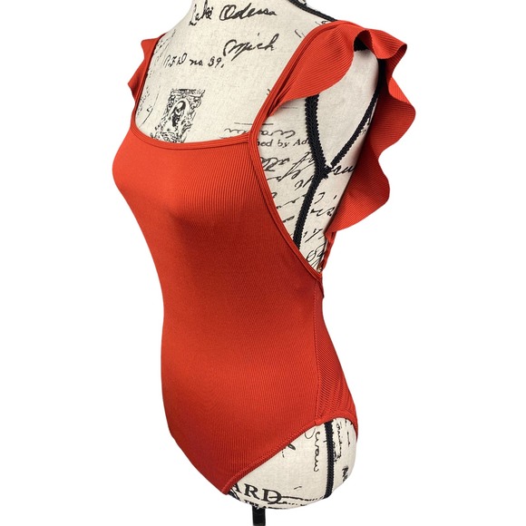 Madewell Second Wave Ribbed One Piece Swimsuit - Picture 3 of 10